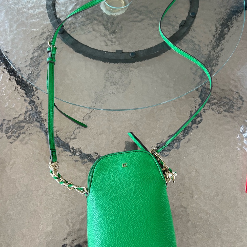 Liz Claiborne Vibrant Green Crossbody Bag